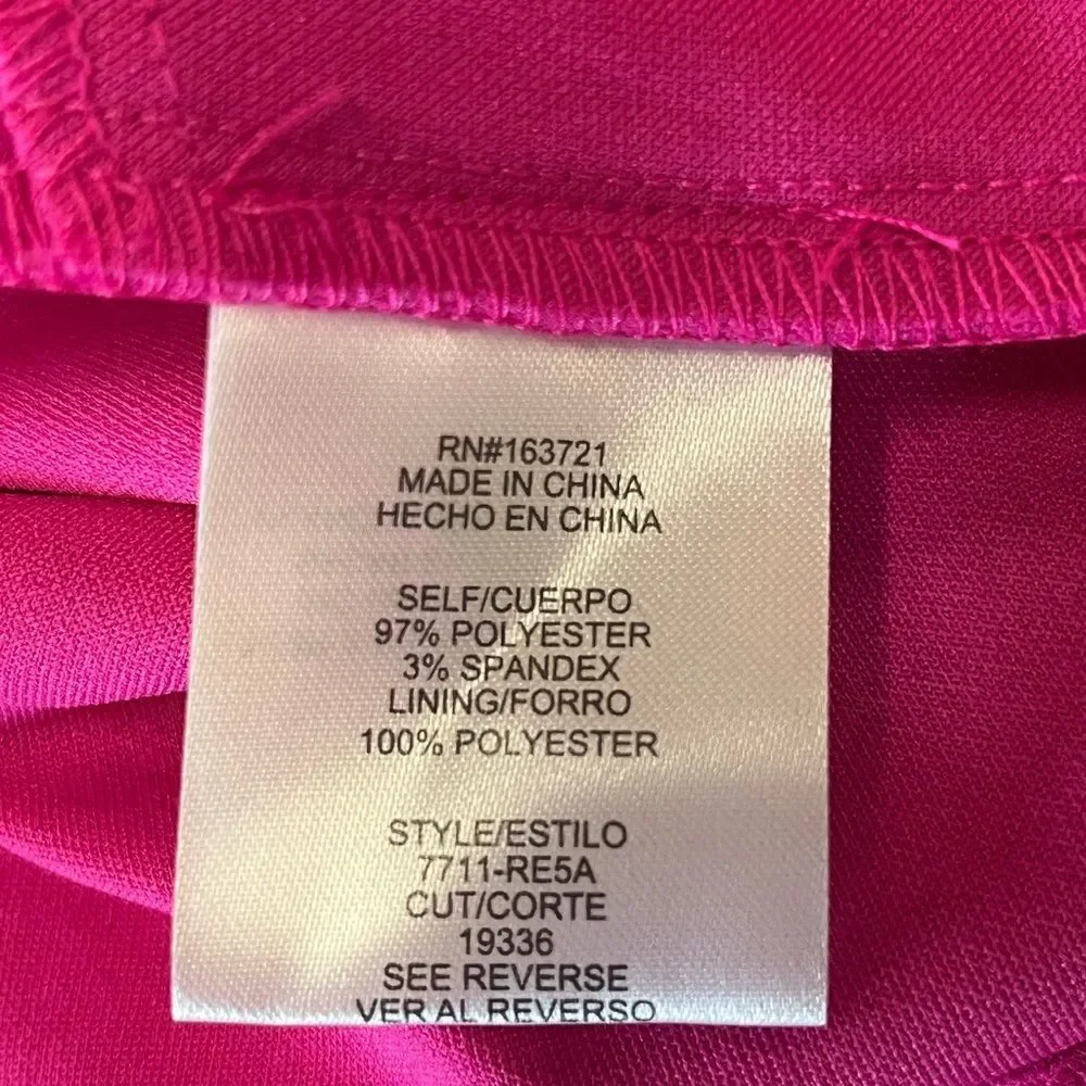 NWT City Studio | Girls‎ Pink Sheath Short V Neck Sleeveless Zipper Dress 17